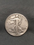 1940 United States Walking Liberty Silver Half Dollar - 90% Silver Coin from Estate
