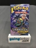 Factory Sealed Pokemon Sun & Moon UNBROKEN BONDS 10 Card Booster Pack