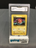 GMA Graded 1999 Pokemon Base Set Unlimited #67 VOLTORB Trading Card - GOOD 2