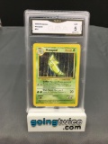GMA Graded 1999 Pokemon Base Set Unlimited #54 METAPOD Trading Card - EX 5