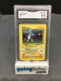 GMA Graded 1999 Pokemon Base Set Unlimited #53 MAGNEMITE Trading Card - NM-MT+ 8.5