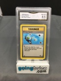 GMA Graded 1999 Pokemon Fossil #59 ENERGY SEARCH Trading Card - NM-MT+ 8.5