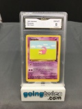 GMA Graded 1999 Pokemon Fossil #55 SLOWPOKE Trading Card - NM-MT 8