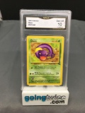 GMA Graded 1999 Pokemon Fossil #46 EKANS Trading Card - GEM MINT 10