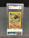 GMA Graded 1999 Pokemon Fossil #50 KABUTO Trading Card - MINT 9