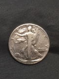 1942 United States Walking Liberty Silver Half Dollar - 90% Silver Coin from Estate