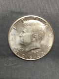 1964-D United States Kennedy Half Dollar - 90% Silver BU UNC Coin