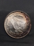 US Assay Office San Francisco 1981 Vintage 1 OZ .999 Fine Silver Bullion Round