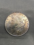 RAINBOW PATINA - 1921 United States Morgan Silver Dollar - 90% Silver Coin