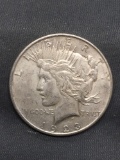 1923-D United States Peace Silver Dollar - 90% Silver Coin
