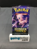 Factory Sealed Pokemon HIDDEN FATES 10 Card Booster Pack - Hard to Find!