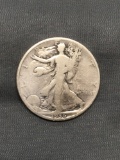1936-D United States Walking Liberty Silver Half Dollar - 90% Silver Coin from Estate