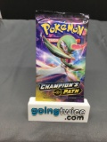 Factory Sealed Pokemon CHAMPION'S PATH 10 Card Booster Pack - Charizard Vmax?