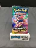 Factory Sealed Pokemon CHAMPION'S PATH 10 Card Booster Pack - Charizard Vmax?