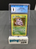 CGC Graded 1999 Pokemon Base Set Unlimited #11 NIDOKING Holofoil Rare Trading Card - NM-MT 8