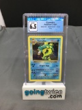 CGC Graded 1999 Pokemon Base Set Shadowless #6 GYARADOS Holofoil Rare Trading Card - EX-NM+ 6.5