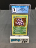 CGC Graded 1999 Pokemon Base Set Shadowless #11 NIDOKING Holofoil Rare Trading Card - NM-MT 8