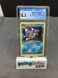 CGC Graded 2000 Pokemon Team Rocket 1st Edition #8 DARK GYARADOS Holofoil Rare Trading Card - NM-MT+