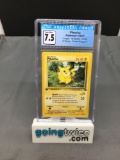 CGC Graded 1999 Pokemon Jungle 1st Edition W STAMP PROMO #60 PIKACHU Trading Card - NM+ 7.5
