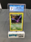 CGC Graded 2002 Pokemon Neo Destiny #2 DARK CROBAT Holofoil Rare Trading Card - NM 7