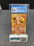 CGC Graded 1999 Pokemon Japanese Gym 2 #5 BLAINE'S CHARMELEON Trading Card - NM-MT+ 8.5