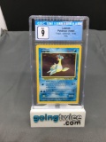 CGC Graded 1999 Pokemon Fossil #10 LAPRAS Holofoil Rare Trading Card - MINT 9