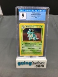 CGC Graded 2000 Pokemon Base 2 Set #12 NIDOQUEEN Holofoil Rare Trading Card - MINT 9