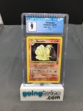CGC Graded 2000 Pokemon Base 2 Set #13 NINETALES Holofoil Rare Trading Card - MINT 9
