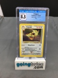 CGC Graded 2000 Pokemon Base 2 Set #14 PIDGEOT Holofoil Rare Trading Card - NM-MT+ 8.5