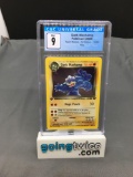 CGC Graded 2000 Pokemon Team Rocket 1st Edition #10 DARK MACHAMP Holofoil Rare Trading Card - MINT 9