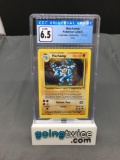 CGC Graded 2002 Pokemon Legendary Collection #15 MACHAMP Holofoil Rare Trading Card - EX-NM+ 6.5