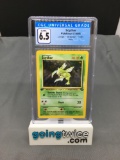 CGC Graded 1999 Pokemon Jungle 1st Edition #10 SCYTHER Holofoil Rare Trading Card - EX-NM+ 6.5