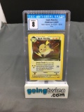 CGC Graded 2000 Pokemon Team Rocket #83 DARK RAICHU Secret Rare Holofoil Trading Card - NM-MT 8