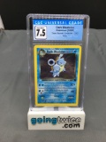 CGC Graded 2000 Pokemon Team Rocket #3 DARK BLASTOISE Holofoil Rare Trading Card - NM+ 7.5