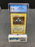 CGC Graded 1999 Pokemon Base Set Unlimited #9 MAGNETON Holofoil Rare Trading Card - NM+ 7.5