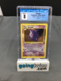 CGC Graded 1999 Pokemon Fossil Italian #5 GENGAR Holofoil Rare Trading Card - NM-MT 8