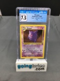 CGC Graded 1999 Pokemon Fossil #5 GENGAR Holofoil Rare Trading Card - NM 7