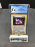 CGC Graded 1999 Pokemon Fossil #3 DITTO Holofoil Rare Trading Card - NM-MT+ 8.5