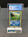 CGC Graded 1999 Pokemon Fossil 1st Edition #49 HORSEA Trading Card - MINT 9