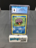 CGC Graded 1999 Pokemon Fossil 1st Edition #54 SHELLDER Trading Card - MINT 9