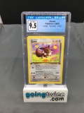CGC Graded 1999 Pokemon Fossil 1st Edition #51 EEVEE Trading Card - GEM MINT 9.5