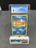 CGC Graded 1999 Pokemon Fossil 1st Edition #51 KRABBY Trading Card - MINT 9