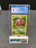 CGC Graded 1999 Pokemon Jungle 1st Edition #41 PARASECT Trading Card - MINT 9