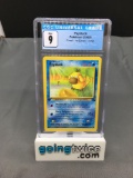CGC Graded 1999 Pokemon Fossil 1st Edition #53 PSYDUCK Trading Card - MINT 9