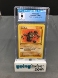 CGC Graded 1999 Pokemon Fossil 1st Edition #47 GEODUDE Trading Card - MINT 9