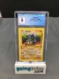 CGC Graded 1999 Pokemon Jungle 1st Edition #45 RHYDON Trading Card - MINT 9
