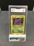 GMA Graded Pokemon 1999 Fossil Unlimited #28 MUK Trading Card - MINT 9