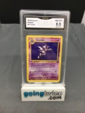 GMA Graded Pokemon 1999 Fossil Unlimited #21 HAUNTER Trading Card - NM-MT+ 8.5