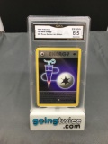 GMA Graded Pokemon 2000 Team Rocket 1st Edition #81 FULL HEAL ENERGY Trading Card - EX-NM+ 6.5