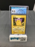 CGC Graded Pokemon 1999 Base Set Unlimited #58 PIKACHU Trading Card - GEM MINT 9.5